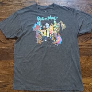 Ripple Junction Gray Rick and Morty Short Sleeve Tee